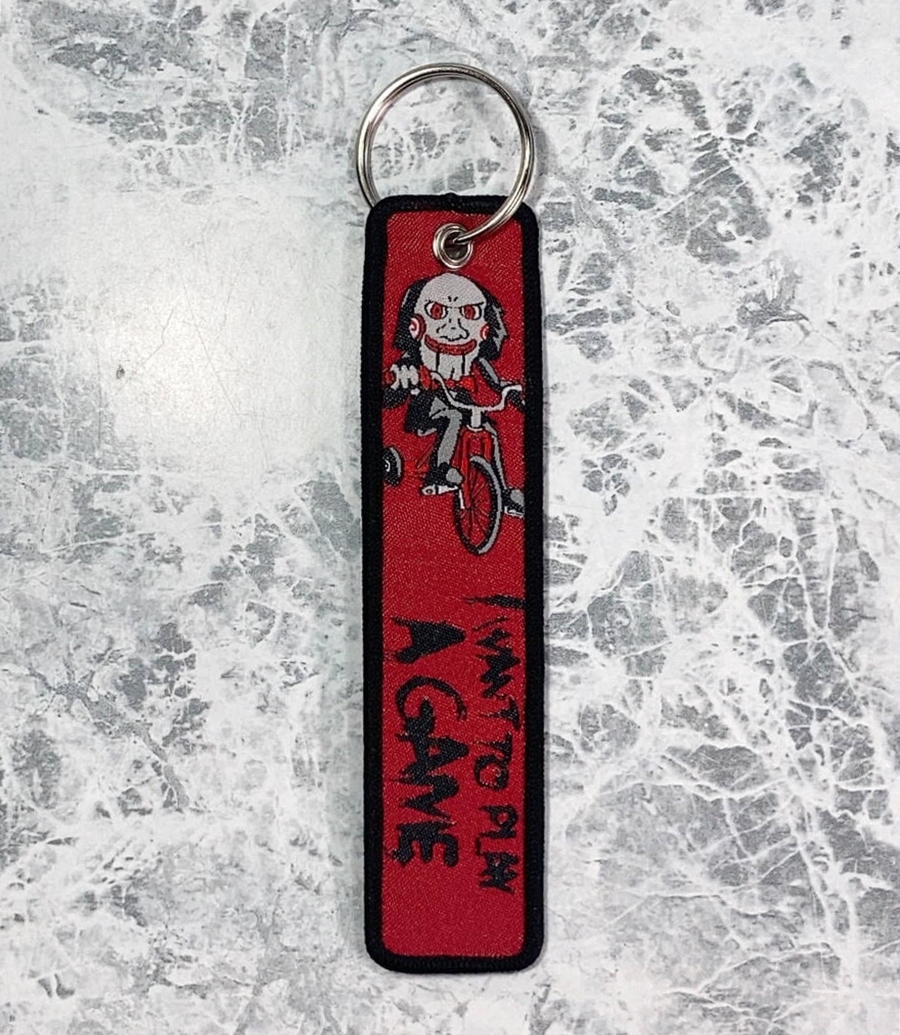 ◆同梱発送可◆「SAW/ソウ ジグソウ/ジョン・クレイマー/ビリー人形 ストラップ/キーホルダー タイプA」fire_sale 【タグ:映画】拍卖