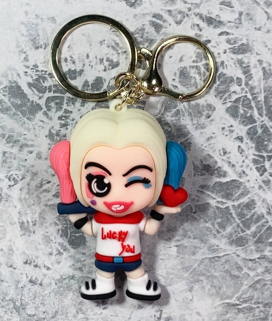 ◆同梱発送可◆「ハーレイ・クイン/スーサイド・スクワッド マスコット キーホルダー」fire_sale 【タグ:映画、アクセサリー】拍卖