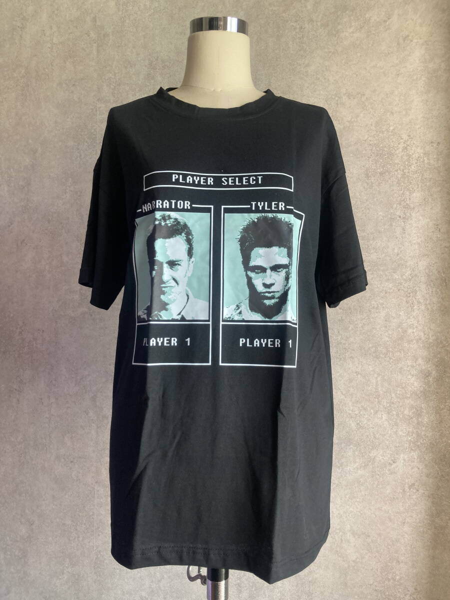 ◆同梱発送可◆「ファイト・クラブ ブラッド・ピット/エドワード・ノートン Tシャツ Mサイズ」fire_sale 【タグ:映画、アクセサリー】拍卖