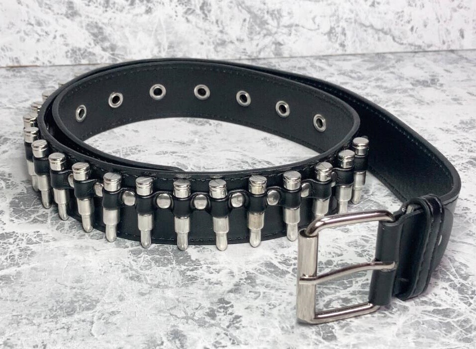 ◆同梱発送可◆「弾丸 ベルト 110㎝ ゴスロリ/スチームパンク ブラック」fire_sale 【タグ:アクセサリー】拍卖