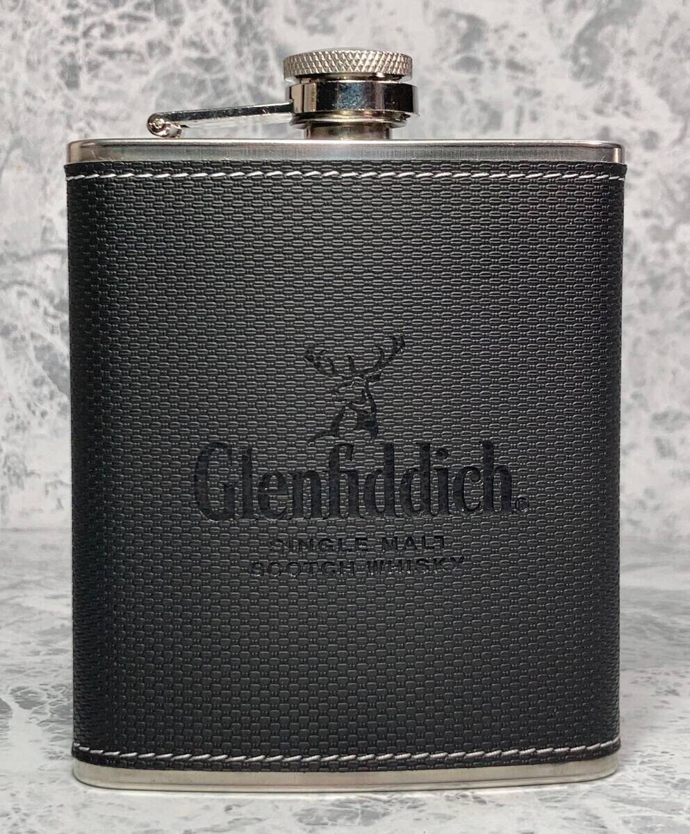 ◆同梱発送可◆「ウィスキーフラスコ/スキットル グレンフィディック ブラック 7オンス」fire_sale 【タグ:アクセサリー】拍卖