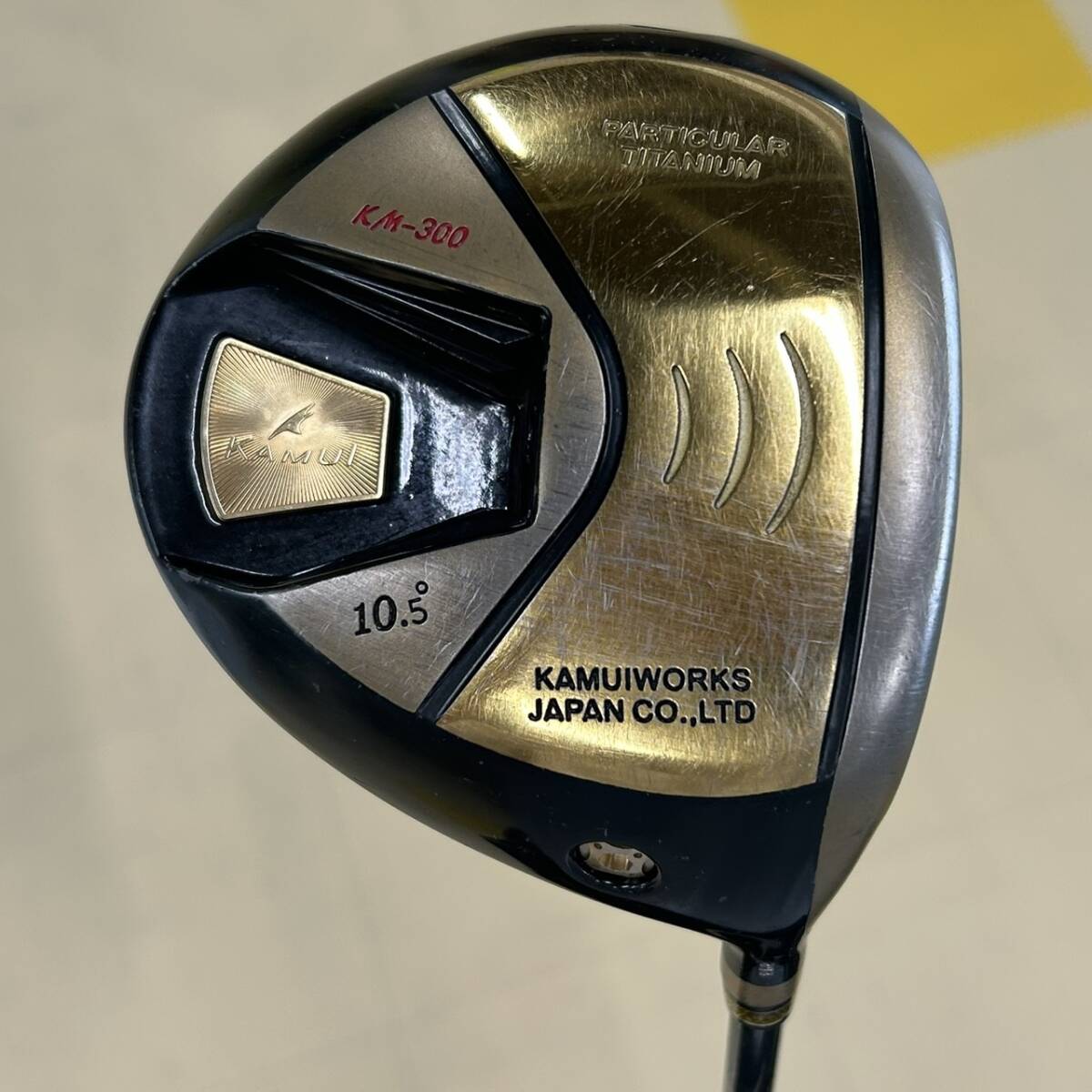 25浦/A027169-3/SY7000/P113-109/【名古屋】ゴルフクラブ KAMUI カムイ KM-300 10.5° ドライバー BASSARA GG 33×5ct flex-R MITSUBISHI拍卖