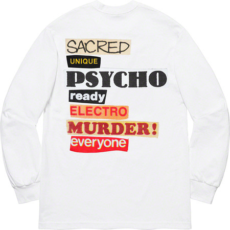 20SS Supreme Sacred Unique L/S Tee Lサイズ 長袖 Tシャツ ウィアード・デイブ White ホワイト Weirdo Dave拍卖