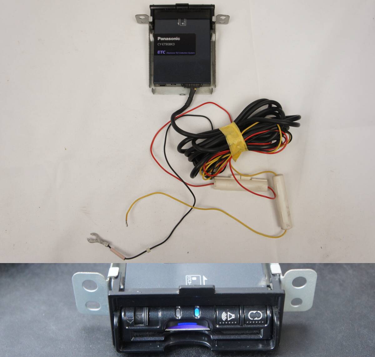 動作確認済 普通車登録 ETC CY-ET908KD FNC26 セレナ外し ETCアンテナ付 パナソニック アンテナ分離型 Panasonic @14750s拍卖
