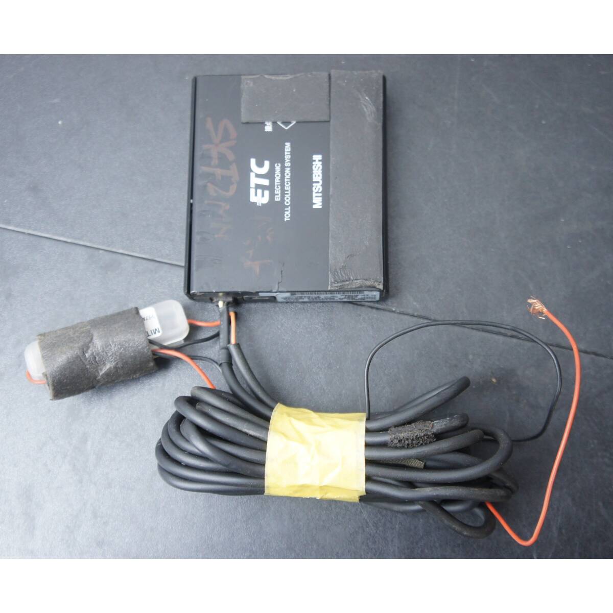 動作確認済 普通車登録 ETC EP-9U58V SKF2MN バネットバン外し 三菱電機 アンテナ一体型 @14740s拍卖