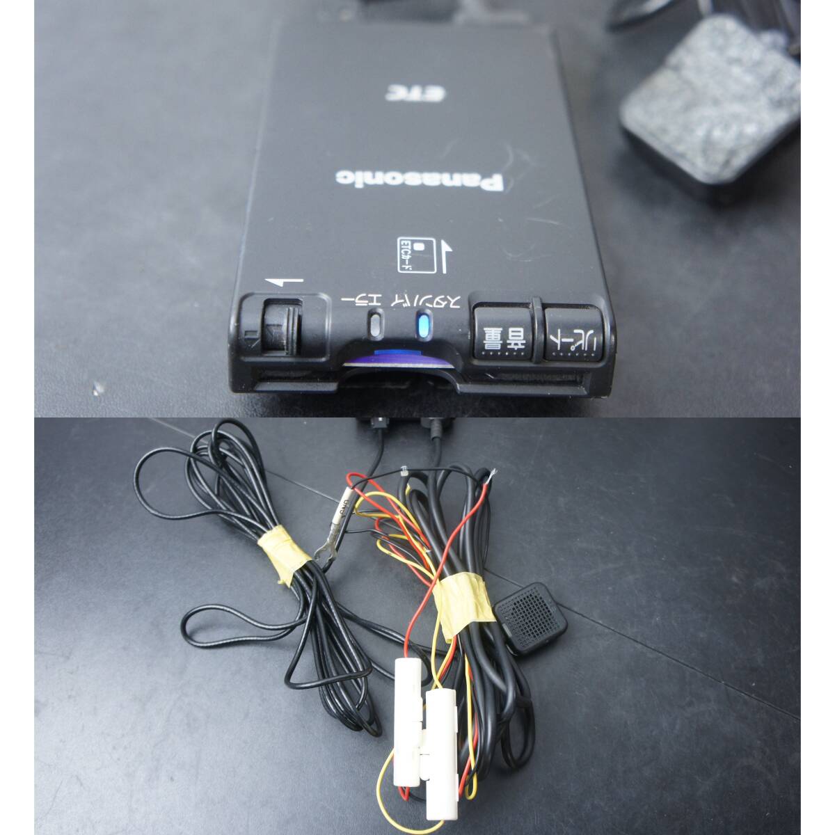 動作確認済 普通車登録 ETC CY-ET906KD C25 セレナ外し ETCアンテナ付 パナソニック アンテナ分離型 Panasonic @14742s拍卖