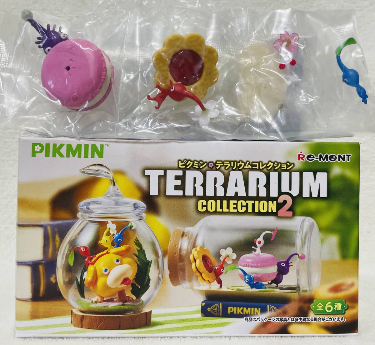 ☆ピクミン テラリウム コレクション2 おうち探索☆PIKMIN ジオラマ マスコット フィギュア 紫ピクミン 白ピクミン拍卖