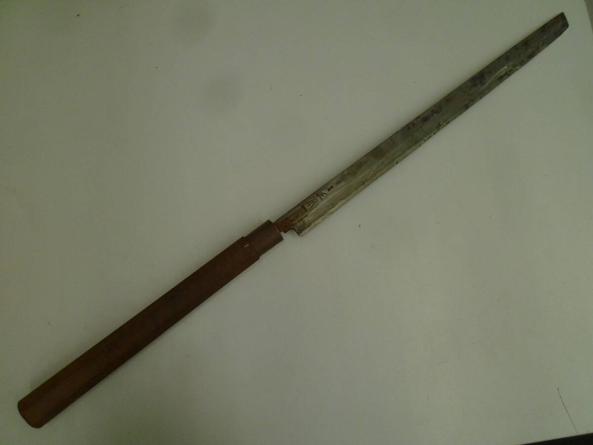 正本総本店 マグロ 解体包丁 刃渡り 約60cm 欠け サビ あります拍卖