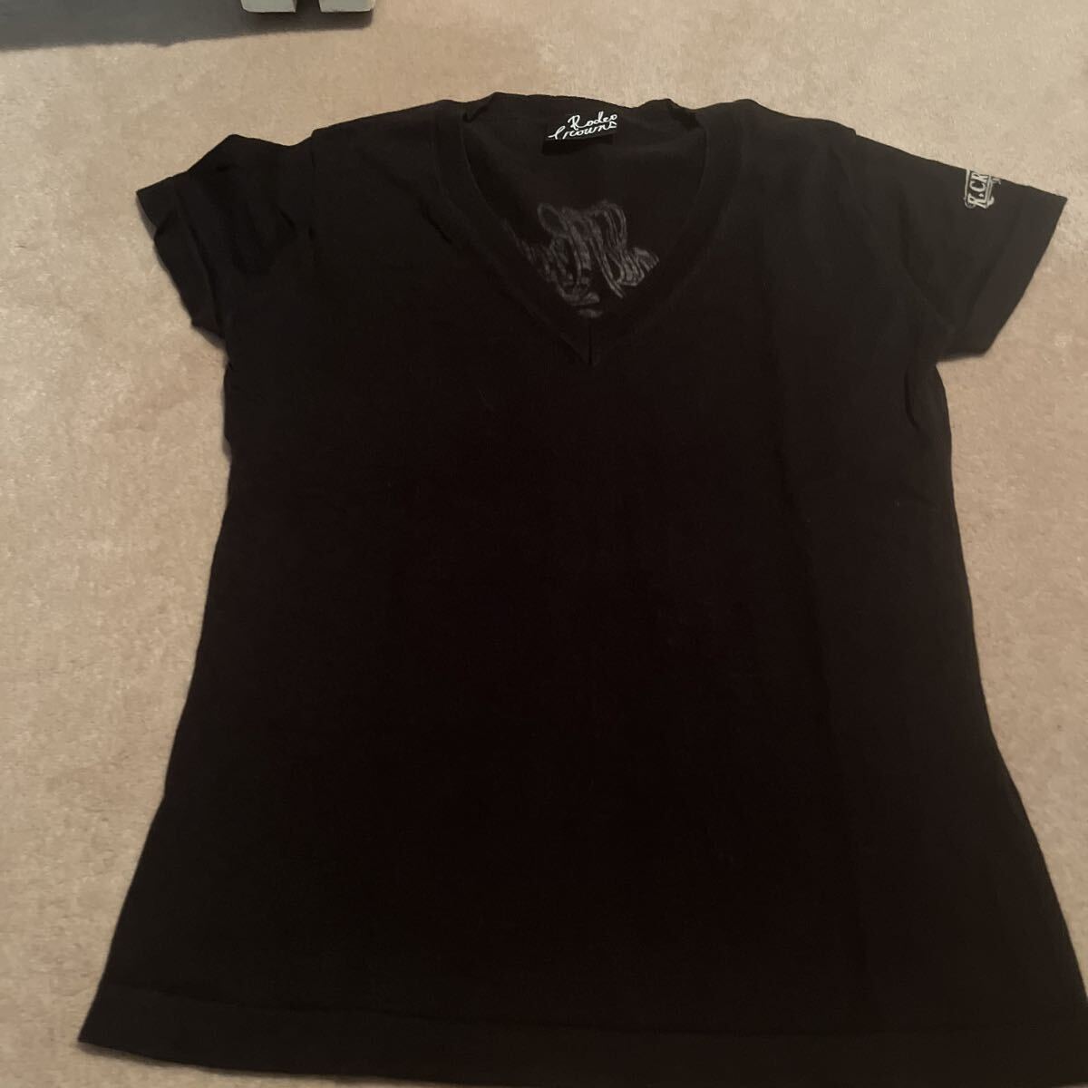 RODEO CROWNSトップスS ブラック Tシャツ拍卖