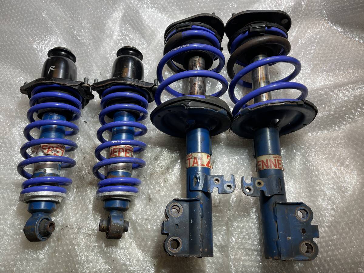 ZZT230 ZZT231 セリカ ノーマルストラット車用 エナペタル ビルシュタイン ショック&TRD ダウンサス サスキット拍卖