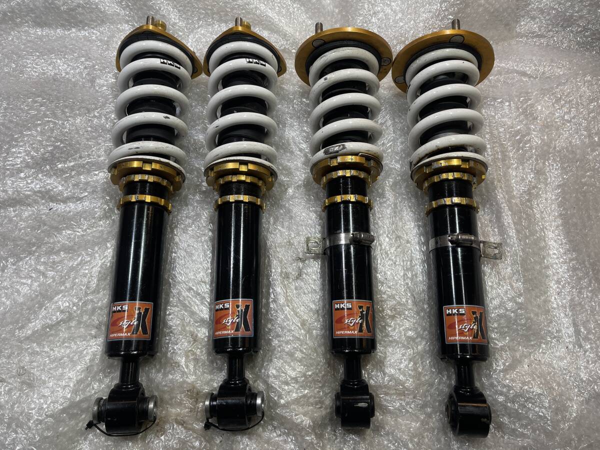 180 200 210系 クラウンアスリート クラウンロイヤル 120 130系 マークX HKS ハイパーマックスSスタイルX 車高調拍卖