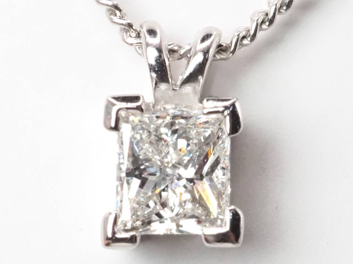 【8427D】Pt850 天然ダイヤモンド 0.52ct/4.0g ネックレス拍卖