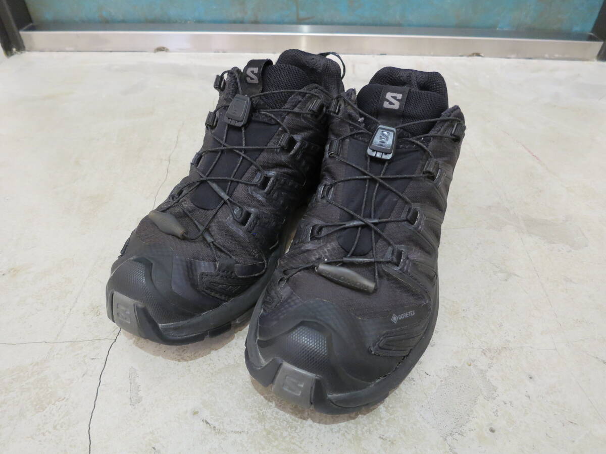 SALOMON(サロモン) XA PRO 3D V9 GORE-TEX Black/Phantom/Pewter 23.5㎝ ウィメンズ 箱あり拍卖