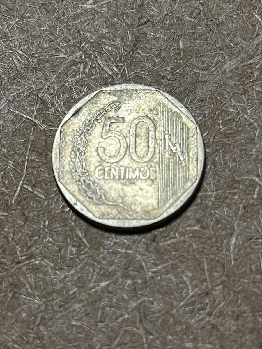 世界 コイン 硬貨 ペルー 50センティモ 紙幣 貨幣 2011年拍卖