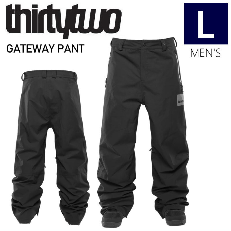 24-25 THIRTYTWO GATEWAY PNT BLACK Lサイズ メンズ スノーボード スノボウェア パンツ PANT 型落ち 日本正規品 ◎拍卖