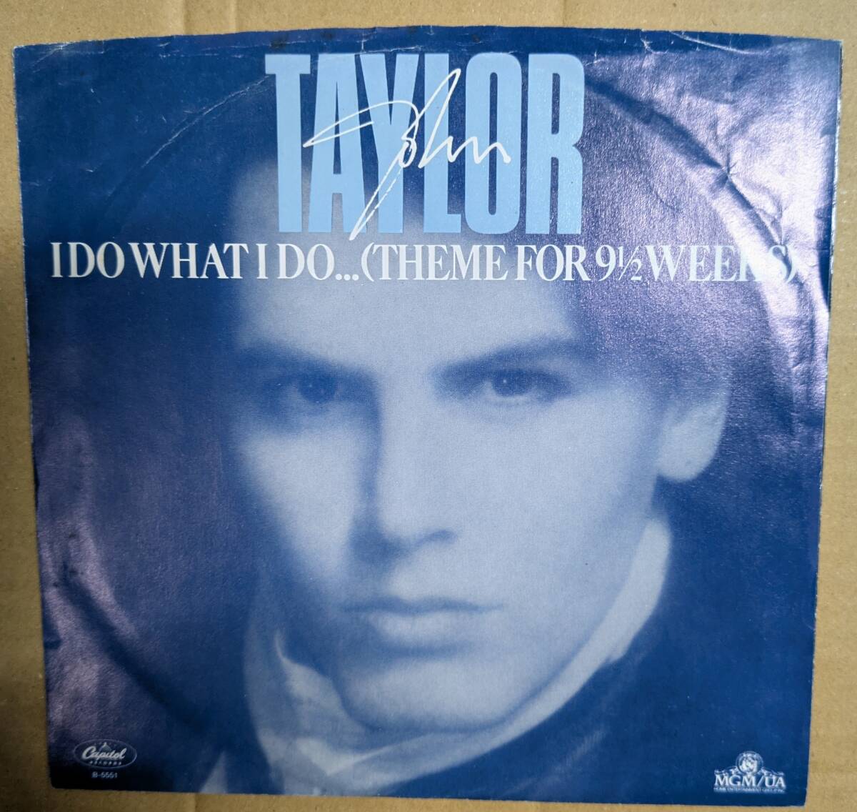 カナダ盤シングル:ジョン・テイラー「I DO WHAT I DO...(THEME FOR9WEEKS)」ナイン・ハーフ拍卖