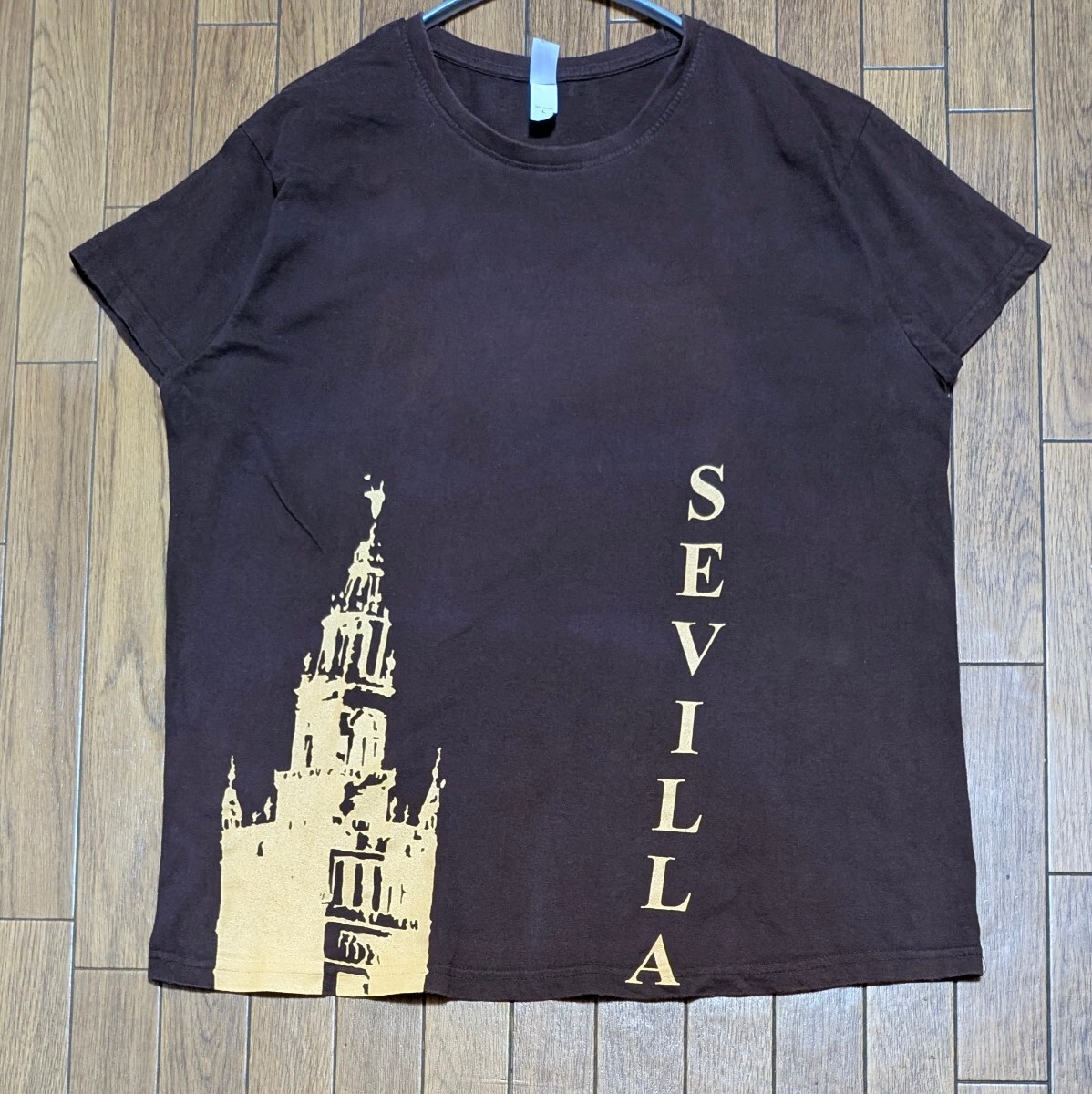 NATH   半袖Tシャツ SEVILLA セリビア L ブラウン Tシャツ 半袖 茶 スペイン お土産拍卖