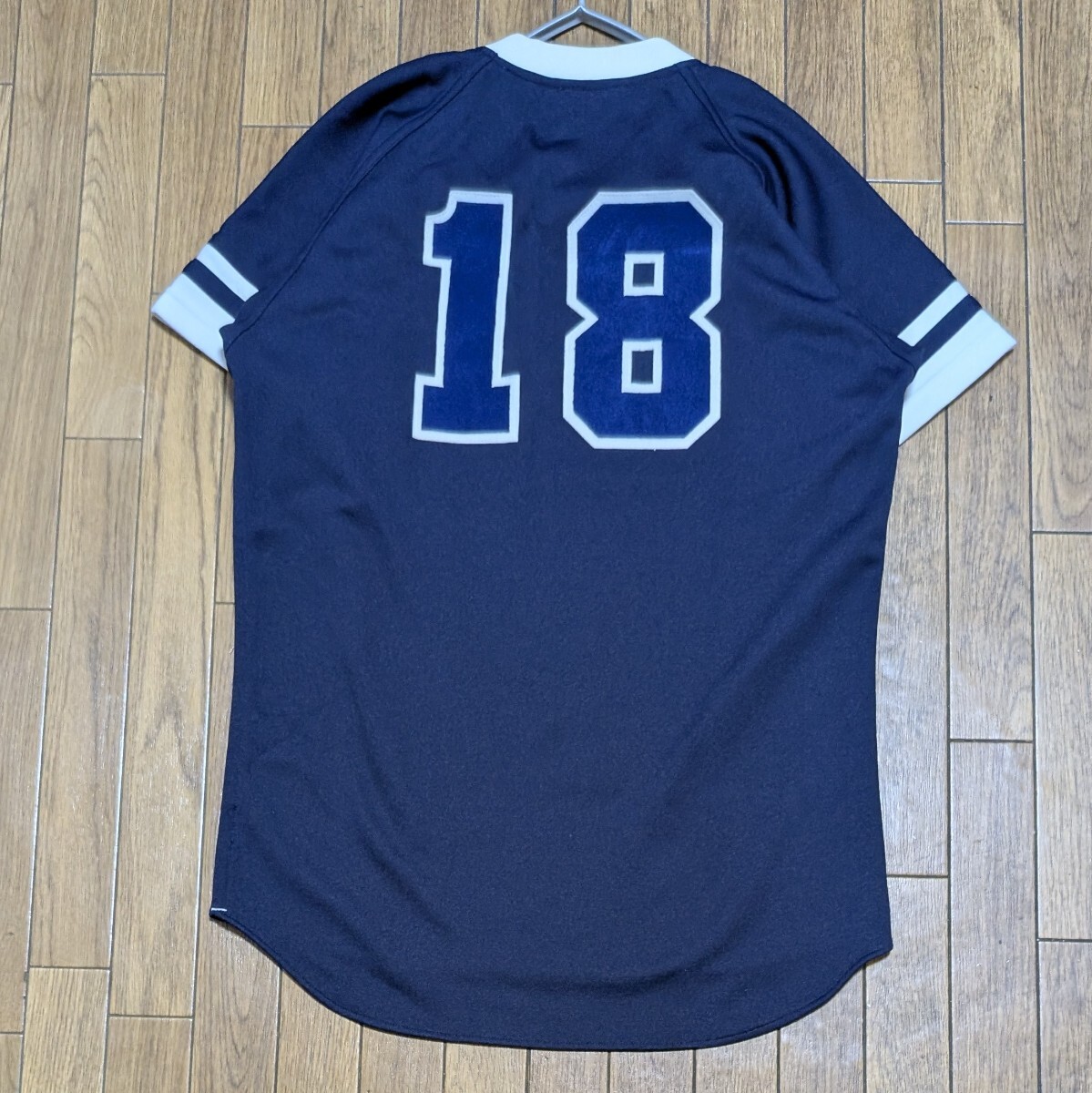 80s valio SPORTS WEAR 野球 ユニフォーム L ネイビー ヴィンテージ拍卖