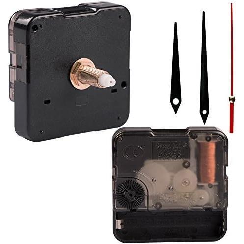 KAZUXI 時計 ムーブメント 手作り 掛け時計用 クロック ムーブメント 時計シャフト 針セット DIY イエロー拍卖