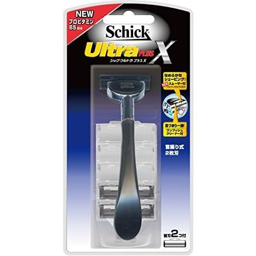 Schick(シック) シック Schick ウルトラ プラスX ホルダー 2枚刃 替刃2コ付 替刃(1コは本体に装着済み)拍卖