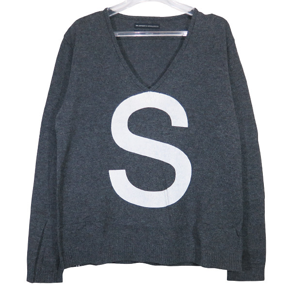 NEIGHBORHOOD ネイバーフッド SVG REVO.V/W-KNIT.LS レヴォ ブイネック ニット チャコール トップス セーター サイズ2 Octk拍卖