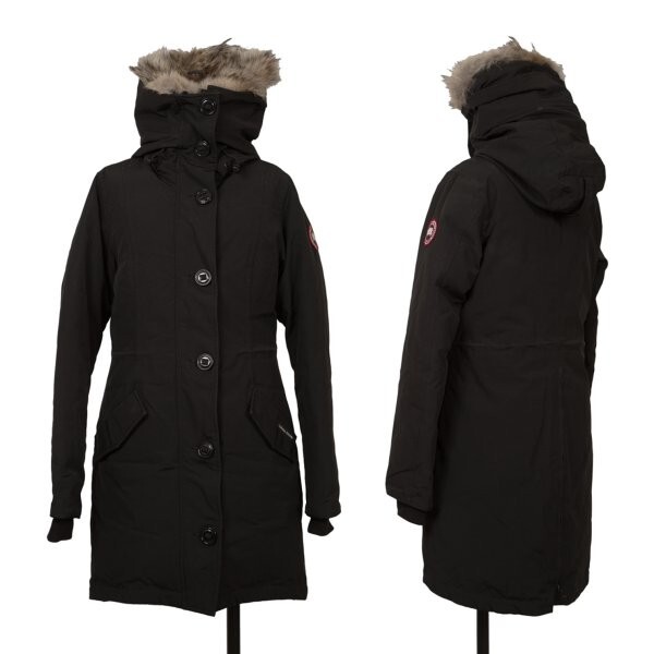 カナダグースCANADA GOOSE ロスクレアパーカー ダウンコート 黒XS拍卖