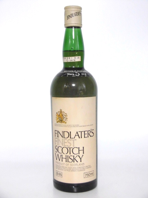 【L2】フィンドレイター ファイネスト5年 特級 70年代 760ml【FINDLATER'S FINEST 5Years Old】拍卖