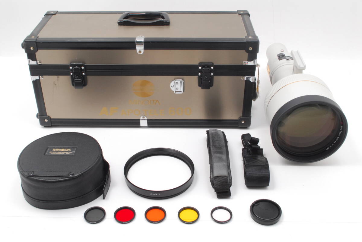 【1円~出品】MINOLTA ミノルタ AF APO TELE 600mm F4 レンズ トランク付き拍卖