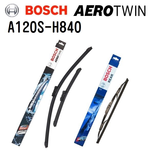BOSCH ボッシュ エアロワイパーブレード A120S H840 シトロエン C4 B71 左ハンドル 750/650mm 290mm 3397007120 3397004802拍卖