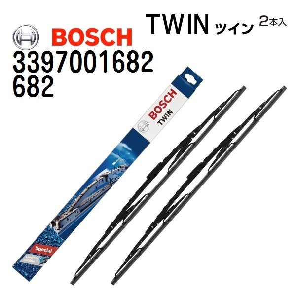 BOSCH ボッシュ TWIN ツイン 輸入車用ワイパーブレード 682 (2本入) 550/530mm アルファロメオ 156 スポーツワゴン 3397001682拍卖