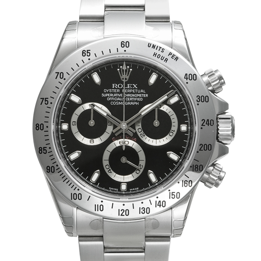 【ミントコンディション】ROLEX デイトナ Z番 裏ぶたシール付き 箱・2007年保証書付き Ref.116520 中古美品 メンズ 腕時計拍卖
