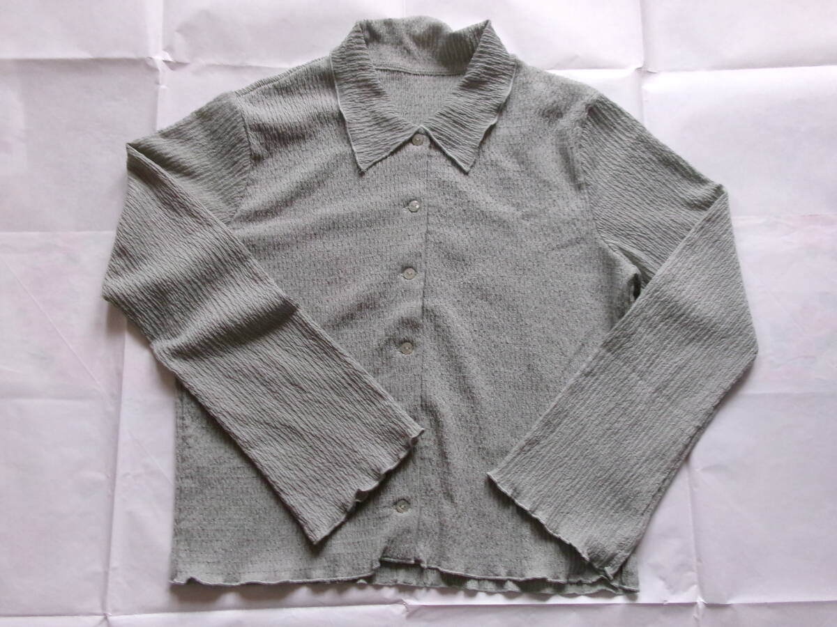 未使用品 GU シャツ ブラウス カーディガン コンパクト XE拍卖