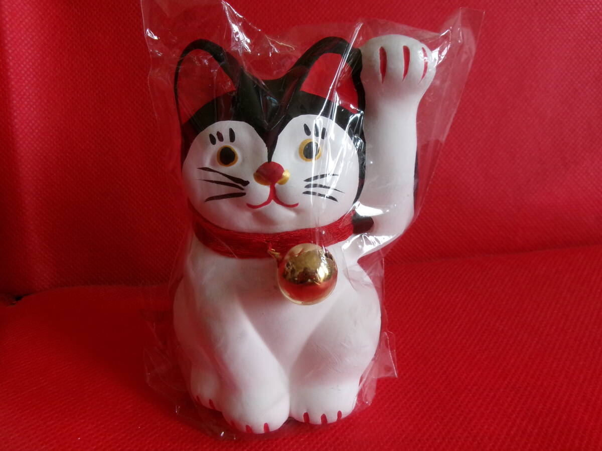 未開封品 招き猫 貯金箱 置物 インテリア 陶製拍卖