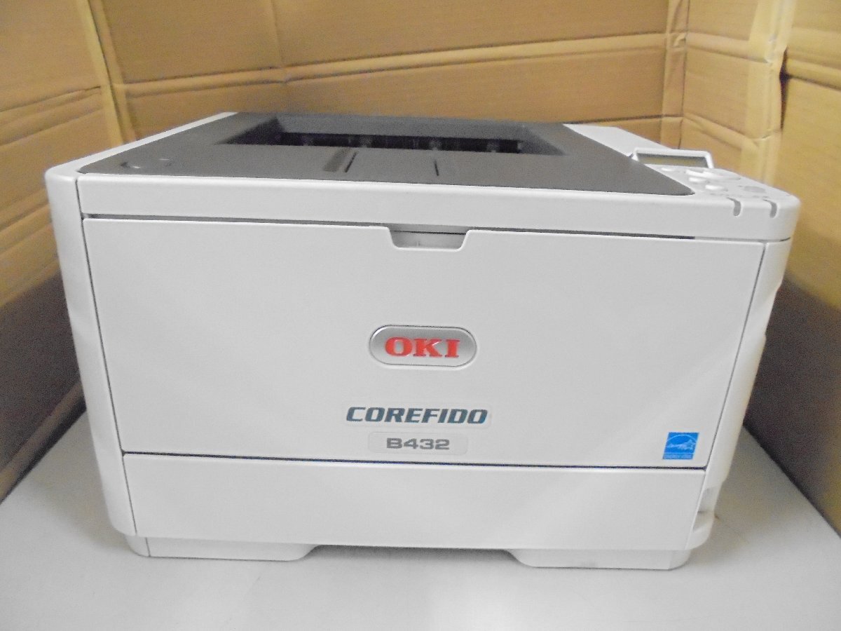 ◎【ジャンク】中古レーザープリンタ【OKI B432dnw】WIFI(無線LAN)機能付き トナー/ドラムなし◎2510081拍卖