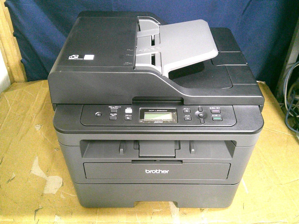 ●中古レーザープリンタ複合機/ Brother DCP-L2550DW / 印字枚数:11,875枚 /無線LAN機能付き/コピー・スキャナ対応/ トナー・ドラム無し●拍卖