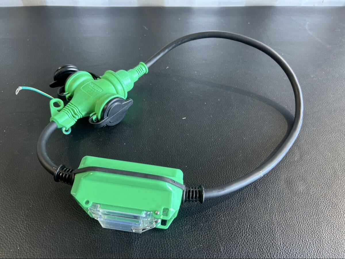 中古品☆日動工業 ポッキン延長ブレーカ PBW-EK-T 防雨型 過負荷 漏電保護兼用 NICHIDO 拍卖