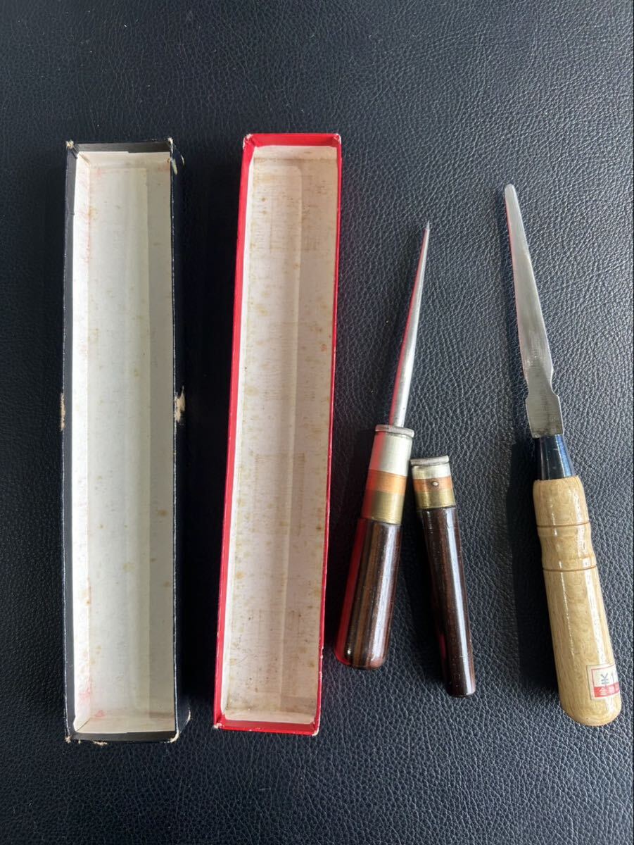 中古品☆畳針 刺針 キリ 菱目打ち 工具 道具 畳道具 革道具 詳細不明拍卖