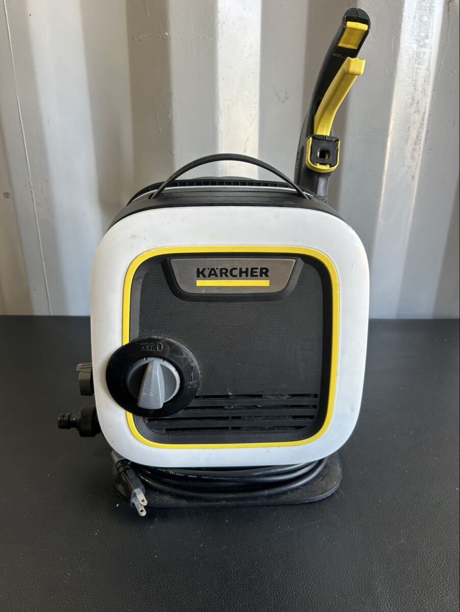 中古品☆ KARCHER ケルヒャー K MINI 高圧洗浄機 家庭用高圧洗浄機 コンパクト 軽量 Mini 通電確認のみ 付属品付拍卖