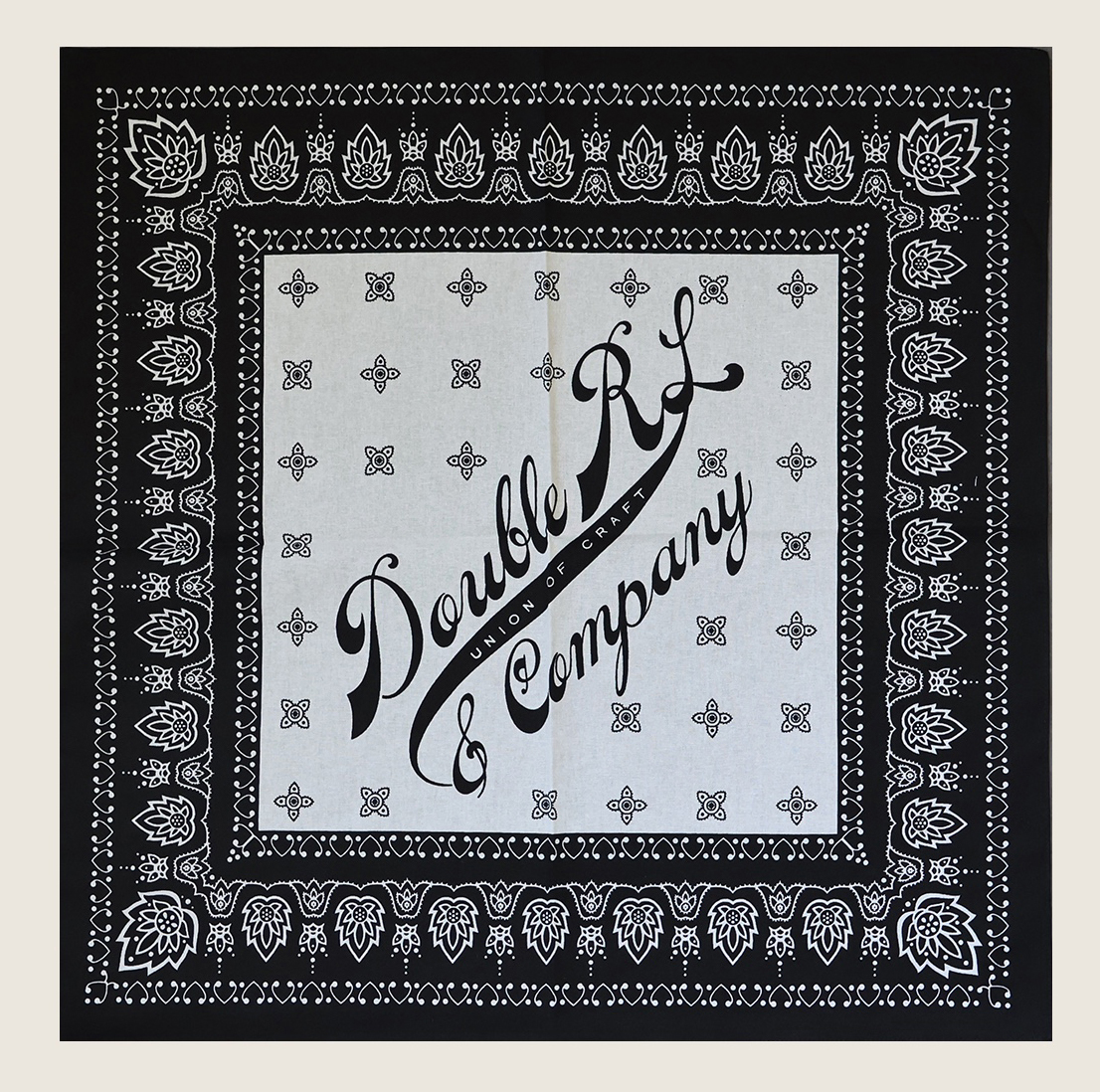 1円から バンダナ ハンカチ スカーフ ヴィンテージ RRL LOGO 未使用 FLH3拍卖