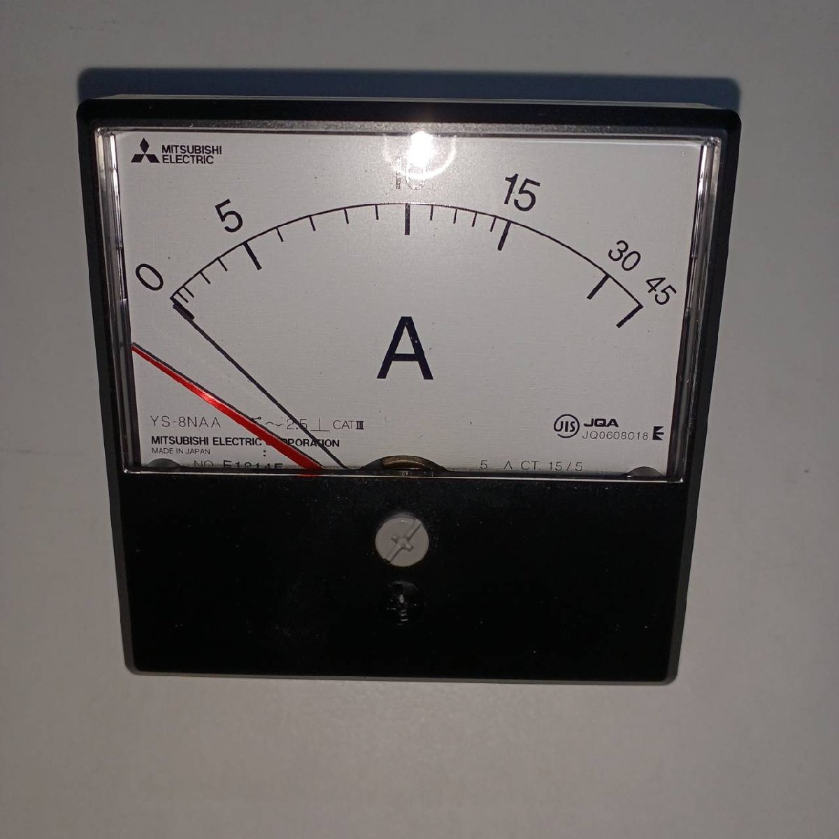 【新品未使用品】YS-8NAA BR 0-15-45A 15/5A N 三菱指示電気計器 B-8拍卖