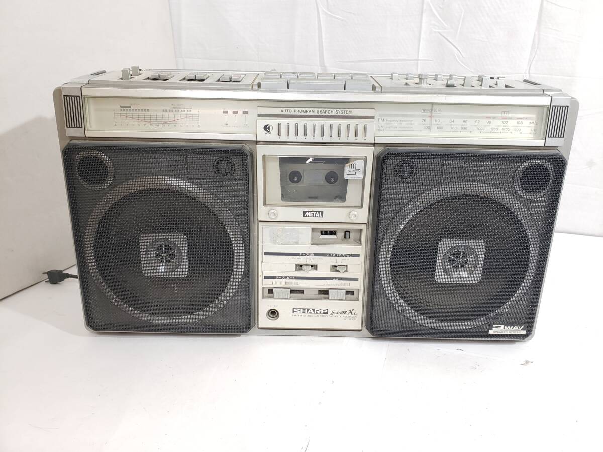 【作動不明 ジャンク品】SHARP シャープ ラジカセレコーダー THE SEARCHER-XL GF-508ST/FM/AM/ラジカセ/06KO102702-12拍卖