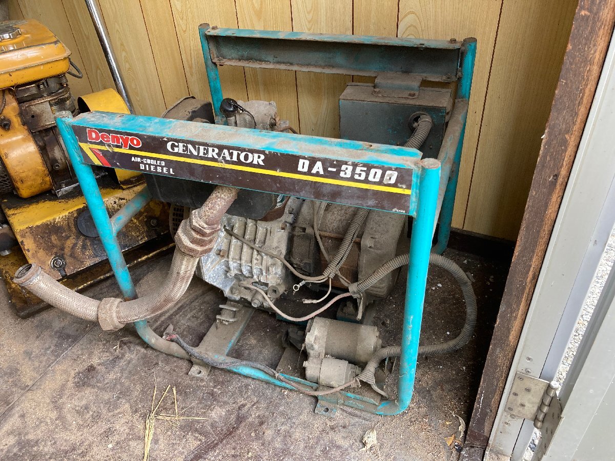 ヤンマー デンヨー ディーゼル発電機 DA-3500 直接引き取り希望拍卖