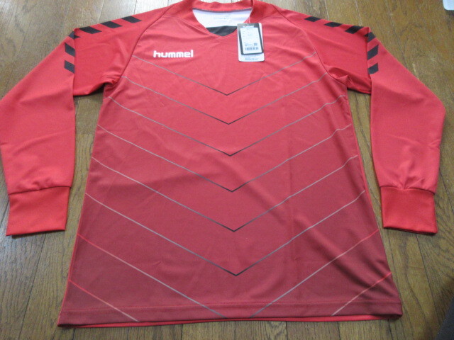 ヒュンメルhummelゴールキーパーシャツMサイズ新品赤、拍卖
