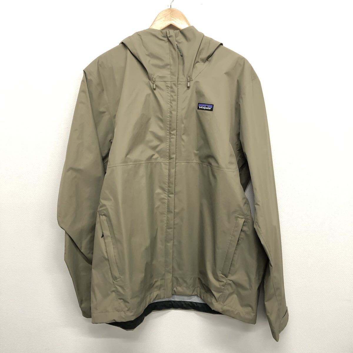 【patagonia】パタゴニア★ナイロンジャケット サイズL カーキ ジャケット85241 トレントシェル TORRENTSHELL 3L 10拍卖