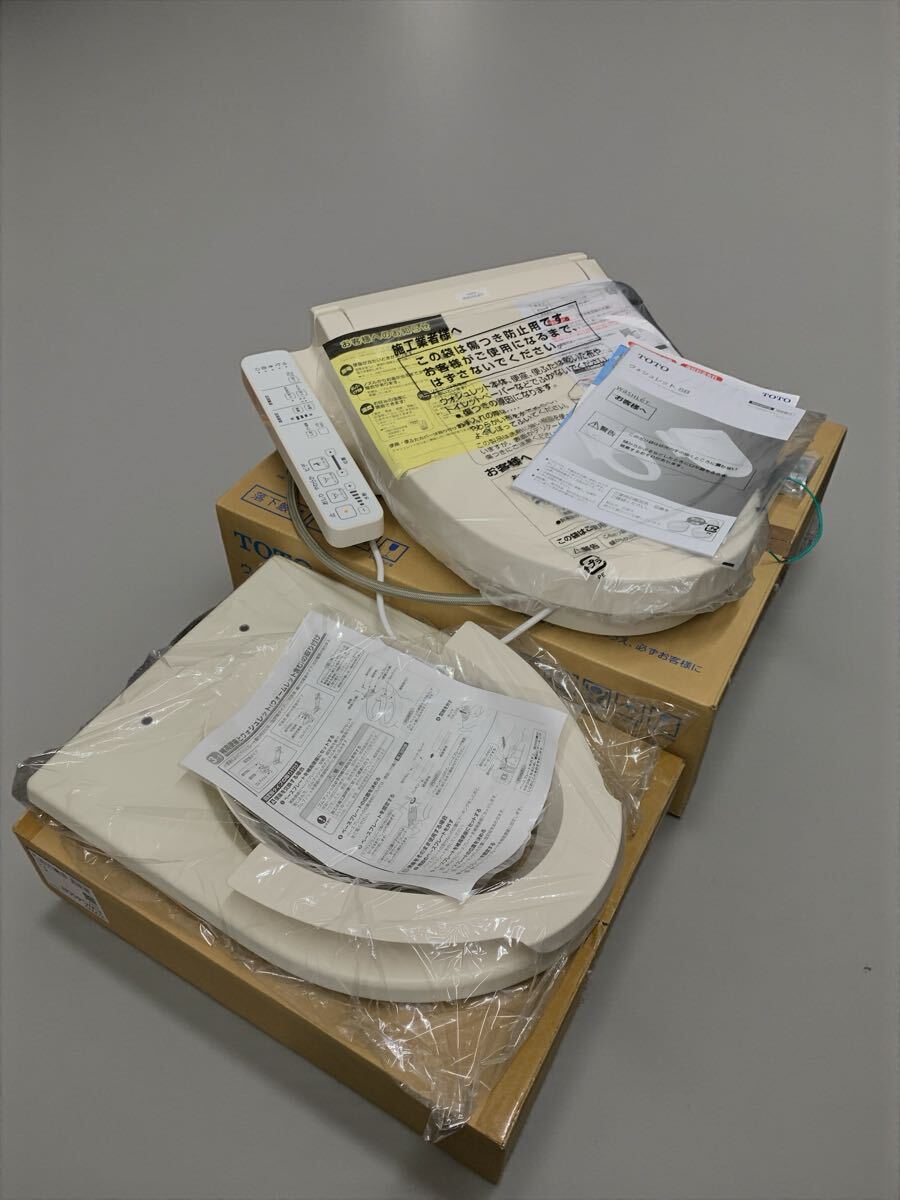 ●I1019A TOTO 温水洗浄便座 TCF6623-SC1 補助便座 EWC450R ウォシュレット パステルアイボリー 箱 取扱説明書付 開封のみ未使用品 現状品拍卖