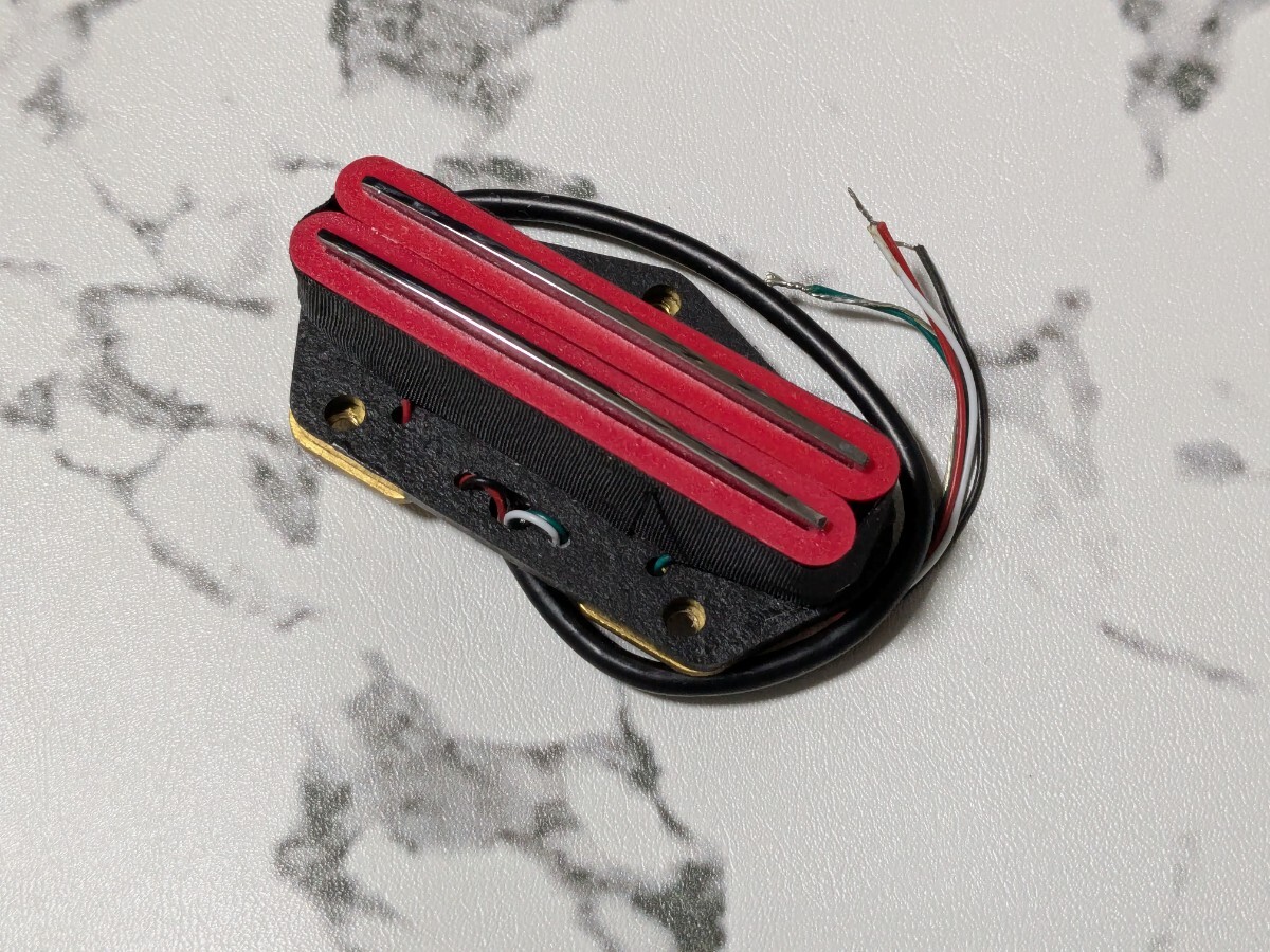 ダブルブレードタイプ ハムバッカー ピックアップ テレキャスター リア レッド拍卖