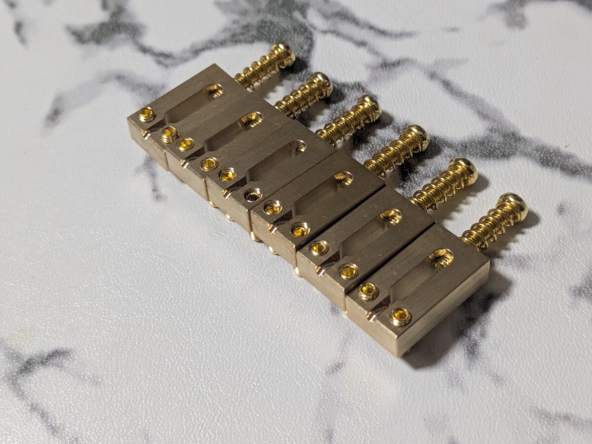 10.8 ブラスサドル ×6 SET ギター用拍卖