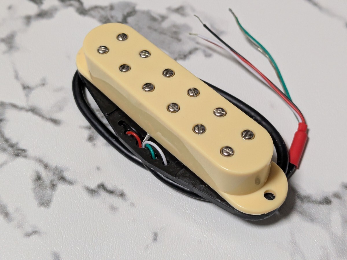Sサイズ 4芯 ハムバッカー ピックアップ クリーム拍卖