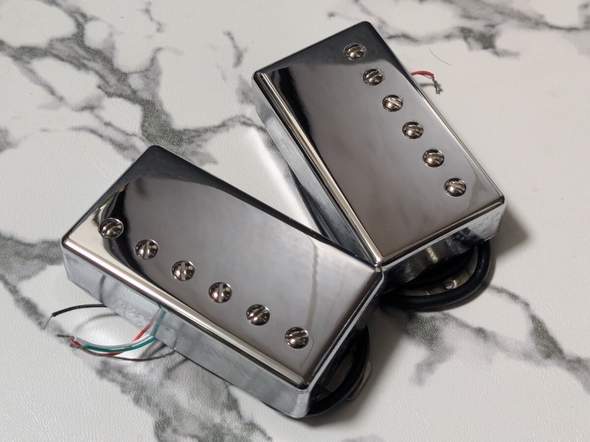 アルニコ2 白銅プレート 4芯 カバード ハムバッカー拍卖