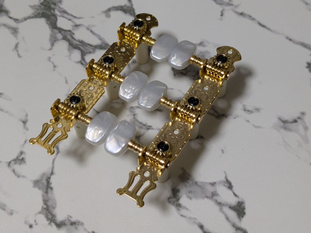 クラシックギター用 ペグ 未使用品 ゴールド拍卖